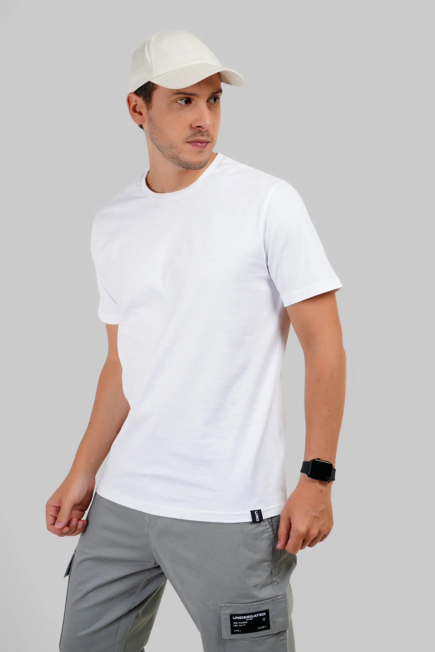 Pack of 5 Regular Fit T-shirts - Liliac/Blue/Navy/Black/White