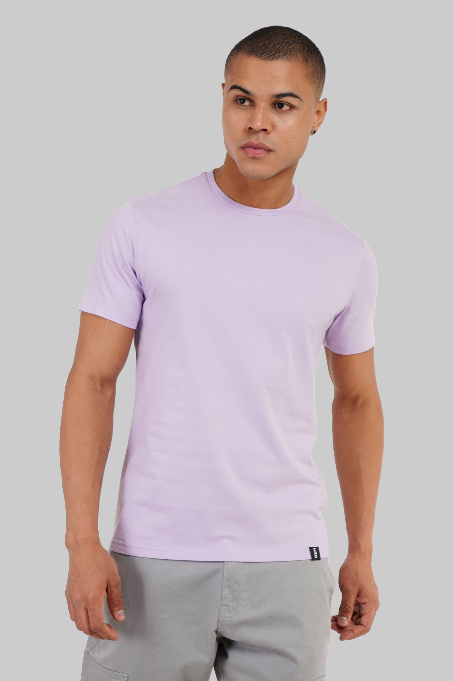 Pack of 4 Regular T-shirts - Green/White/Red/Lilac