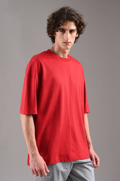 Pack of 3 Baggy T-shirts - Navy/Red/Blue