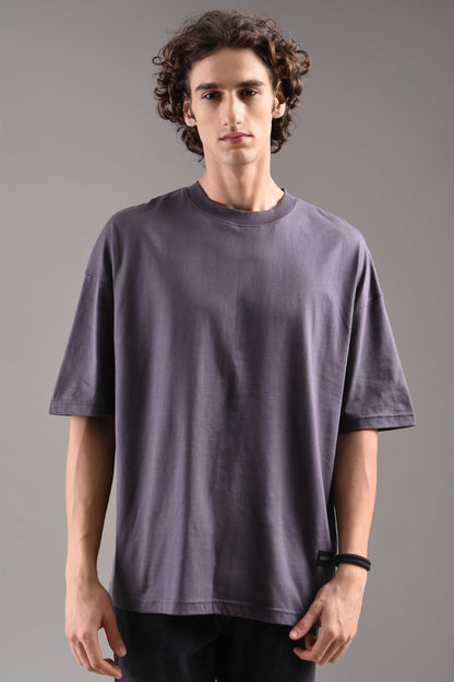 Pack of 4 Baggy T-shirts - Navy/Blue/Grey/White