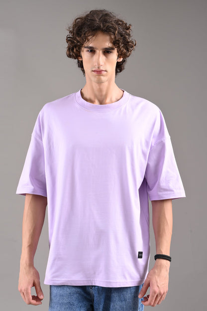 Pack of 3 Baggy T-shirts - Red/Lilac/Beige
