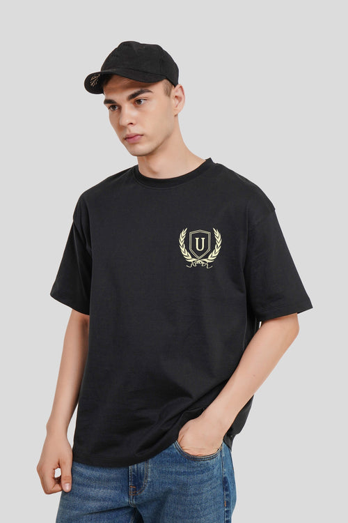 Legacy On Wheels Black Oversized Fit T-Shirt Men