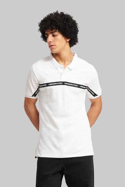 Pack of 3 Polo T-shirt combo - Navy/Colourblocked Whites