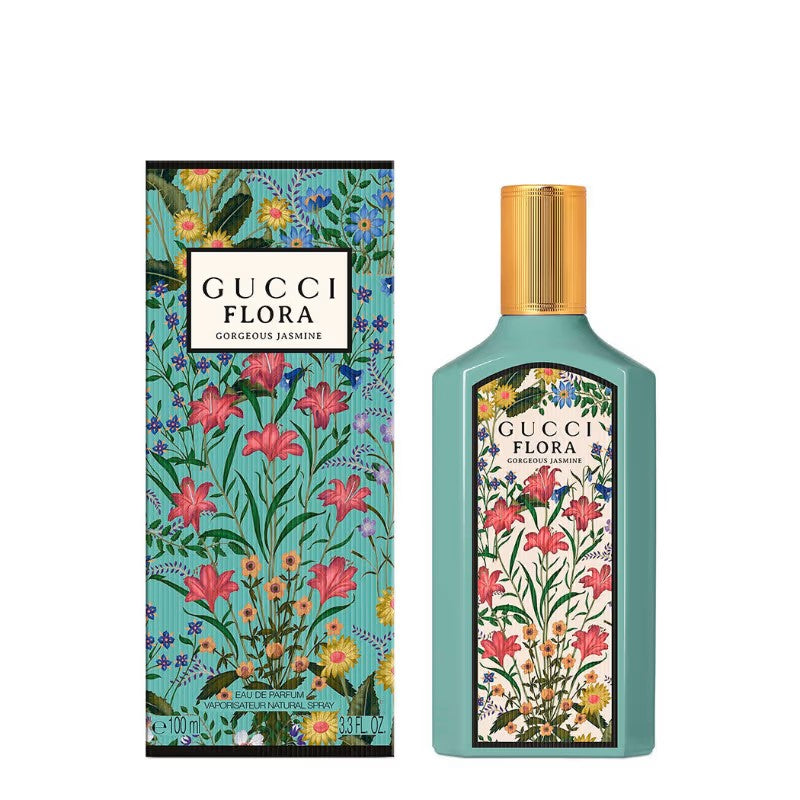 Guccii Floraa Gorgeous Jasmine Perfume Green bottle 100ml