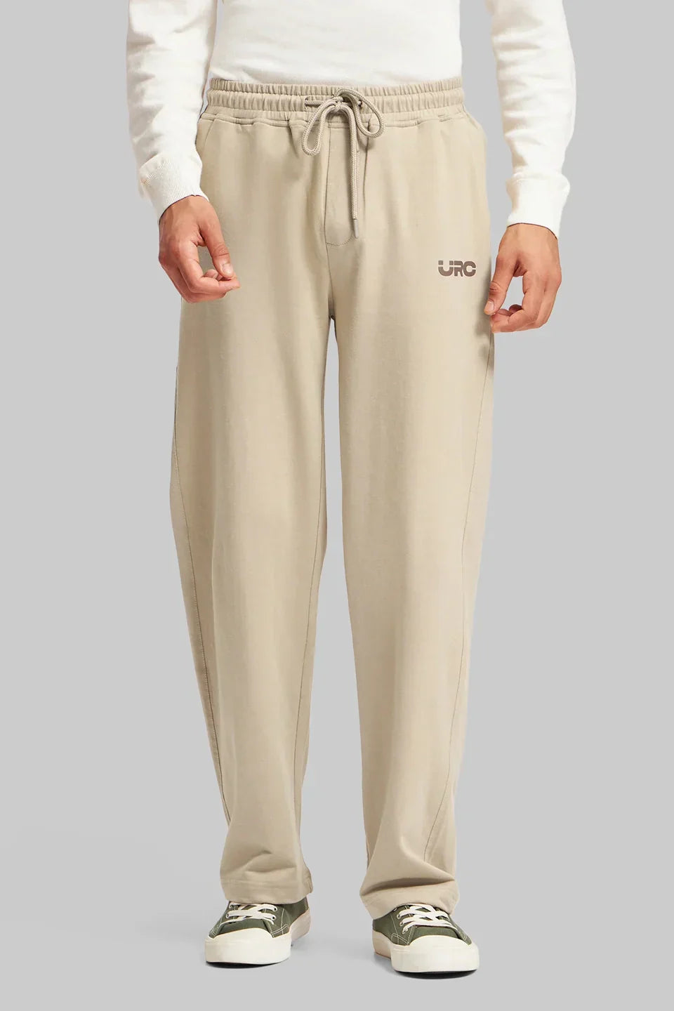 Pack of 3 Men's joggers combo - Ash grey/ Beige/ Black