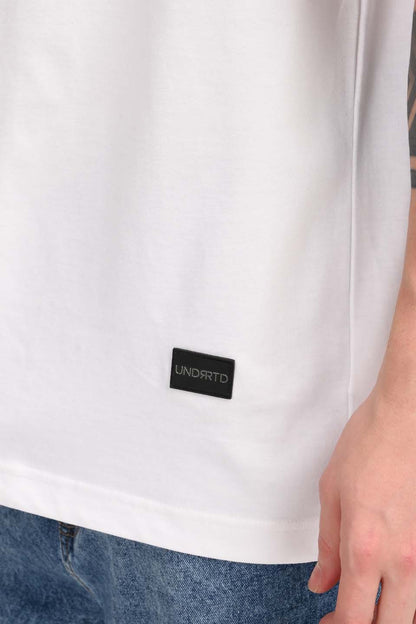 Photograph Memories White Baggy Fit T-Shirt Men