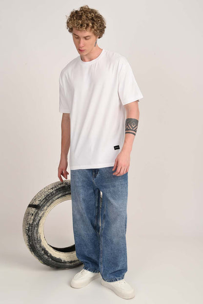 URC Card Club White Oversized Fit T-Shirt Men