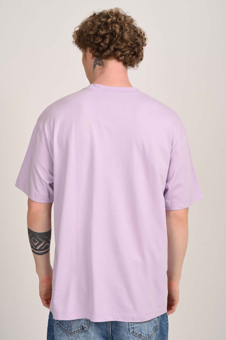 Sunset Riches Lavender Oversized Fit T-Shirt Men