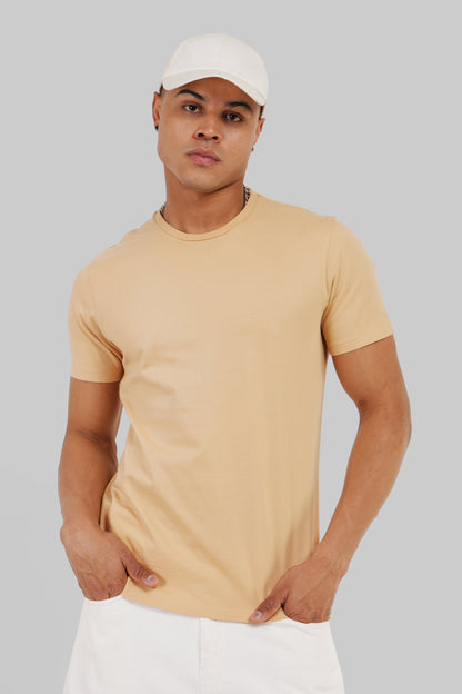 Pack of 5 Regular Fit T-shirts - Grey/Green/White/Red/Beige