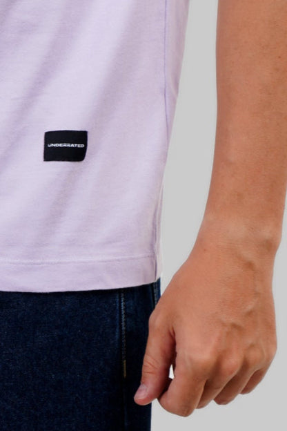 Real Talk Radio Lavender Oversized Fit T-Shirt Men