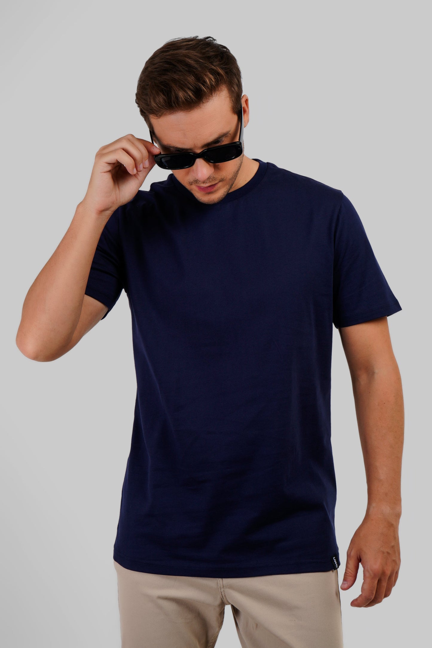 Pack of 3 Regular T-shirts - Red/Navy/Black