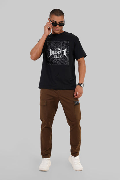 URC Mystery Black Oversized Fit T-Shirt Men