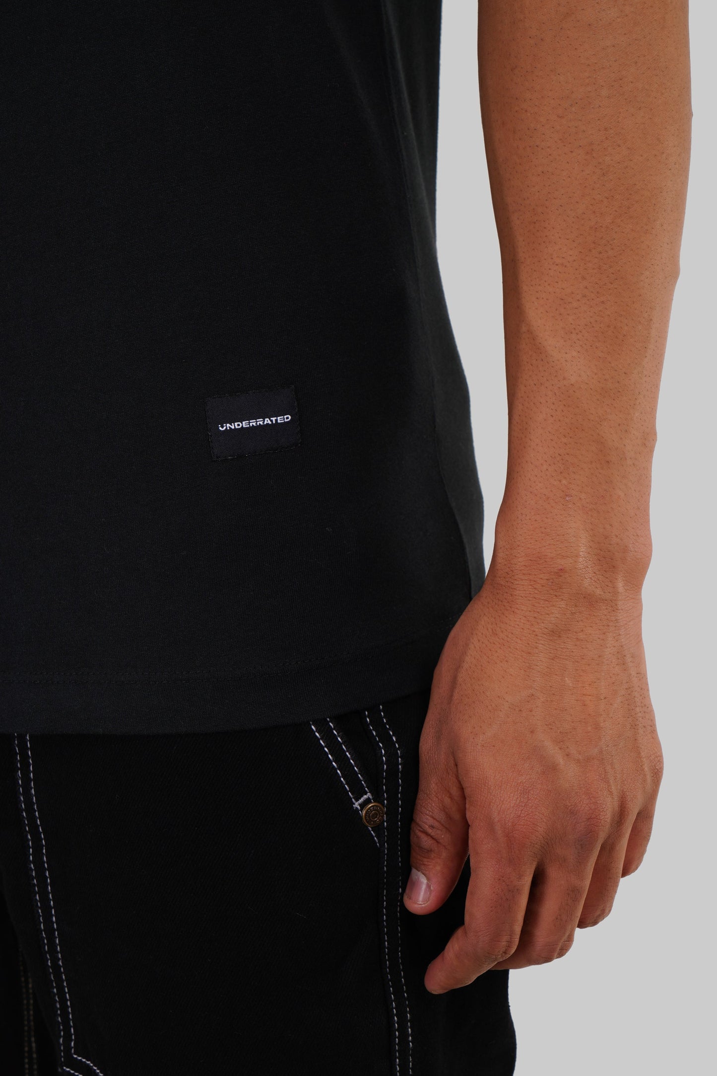 City Tour Drop Black Oversized Fit T-Shirt Men