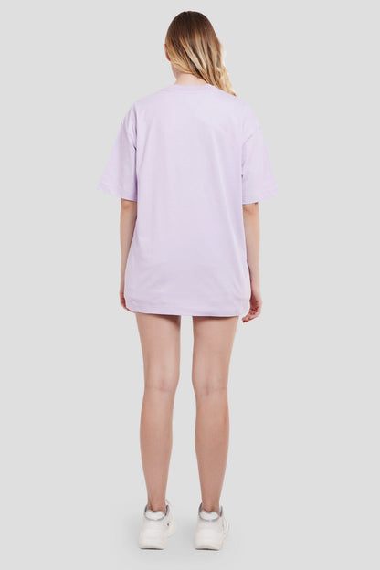 Eww! People Lavender Oversized Fit T-Shirt Women
