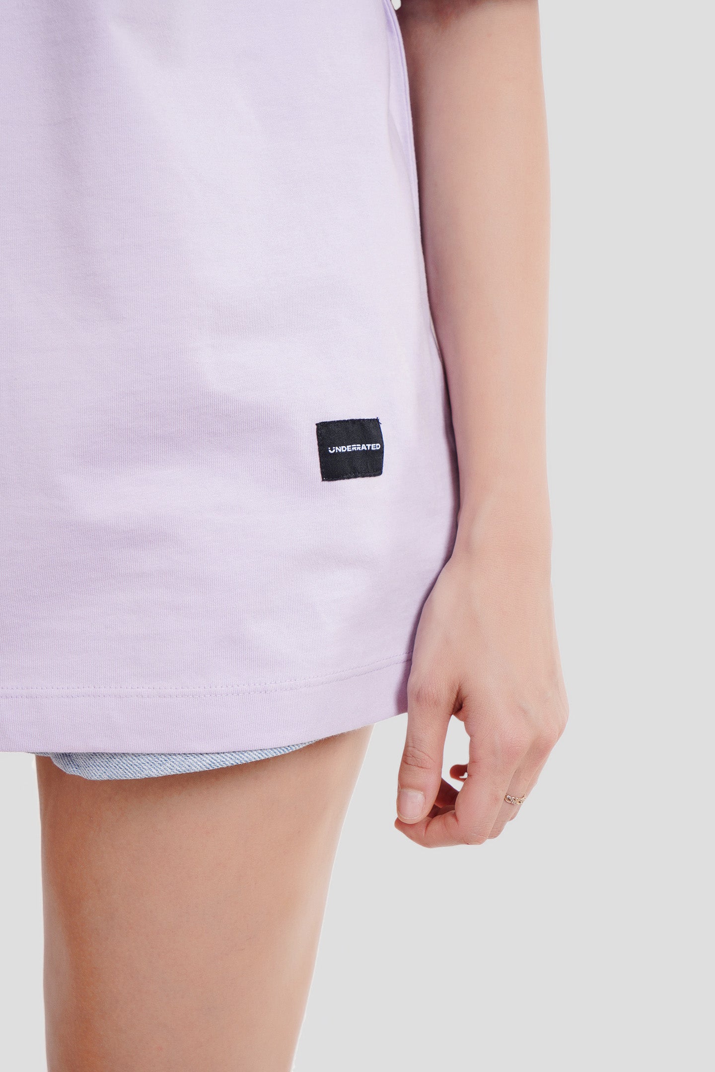 In Need of Mischief Lavender Oversized Fit T-Shirt Women