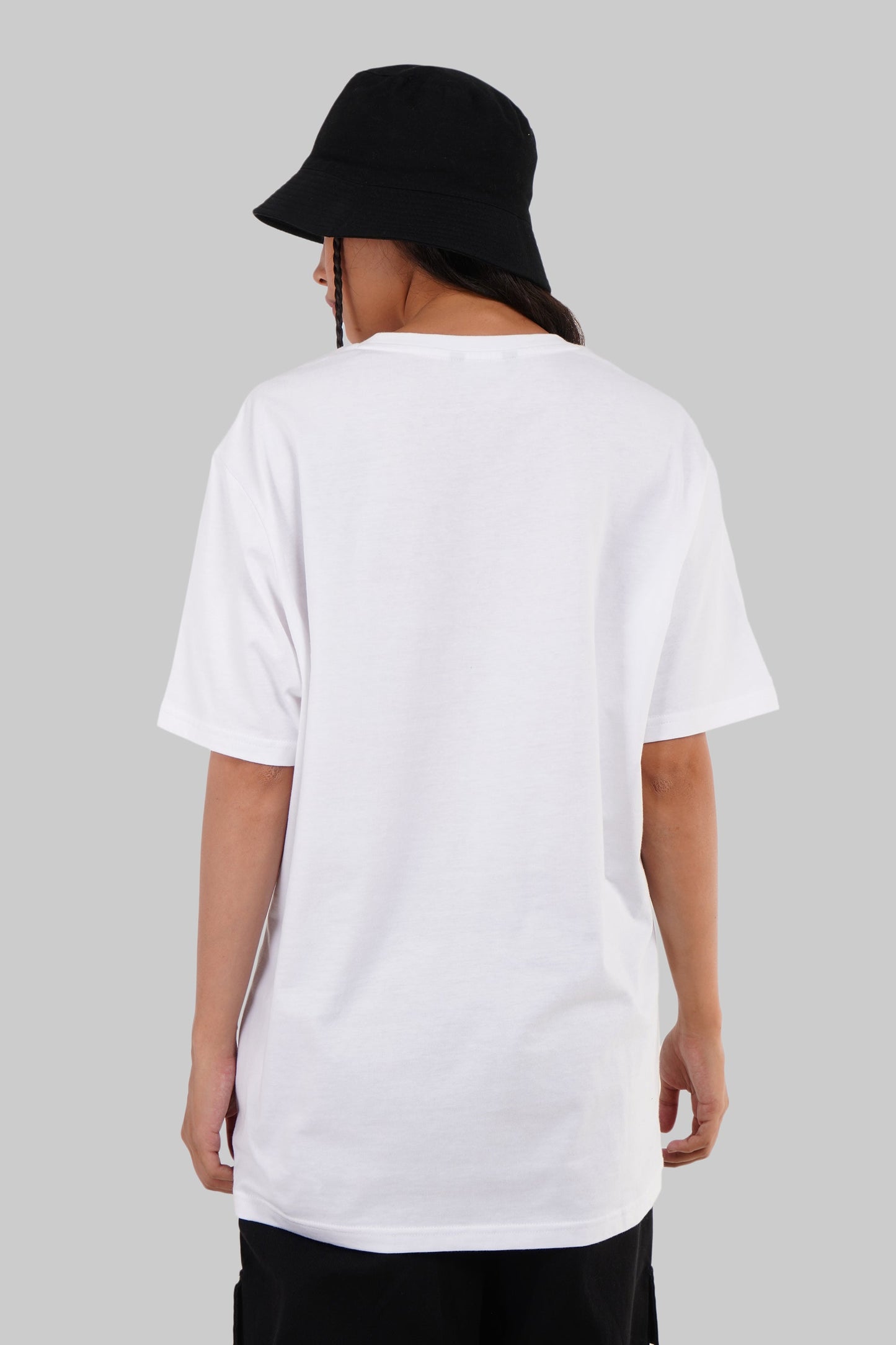 Mount Omine White Boyfriend Fit T-Shirt Women