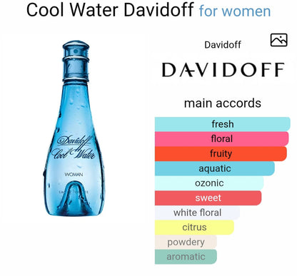 Davidoff C*ol Water Woman Edt • 100ml