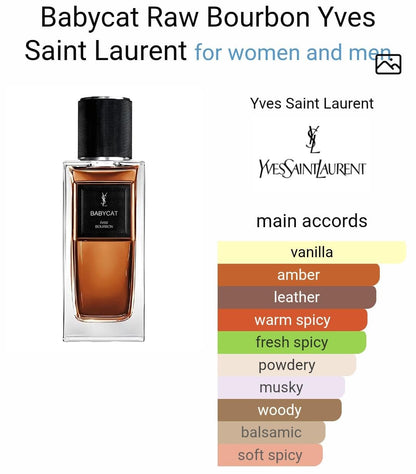 Babycat Raw Bourbon Y*L perfume 75 ML